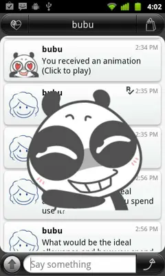 Panda Emoji android App screenshot 2