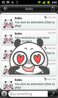 Panda Emoji android App screenshot 3