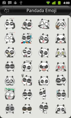 Panda Emoji android App screenshot 4